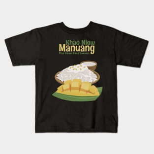 Thai Street Food Delicious Dessert Kids T-Shirt